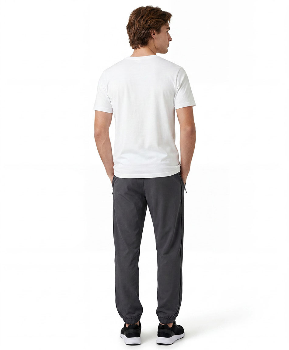 Pantal&oacute;n deportivo hombre gris l&iacute;nea