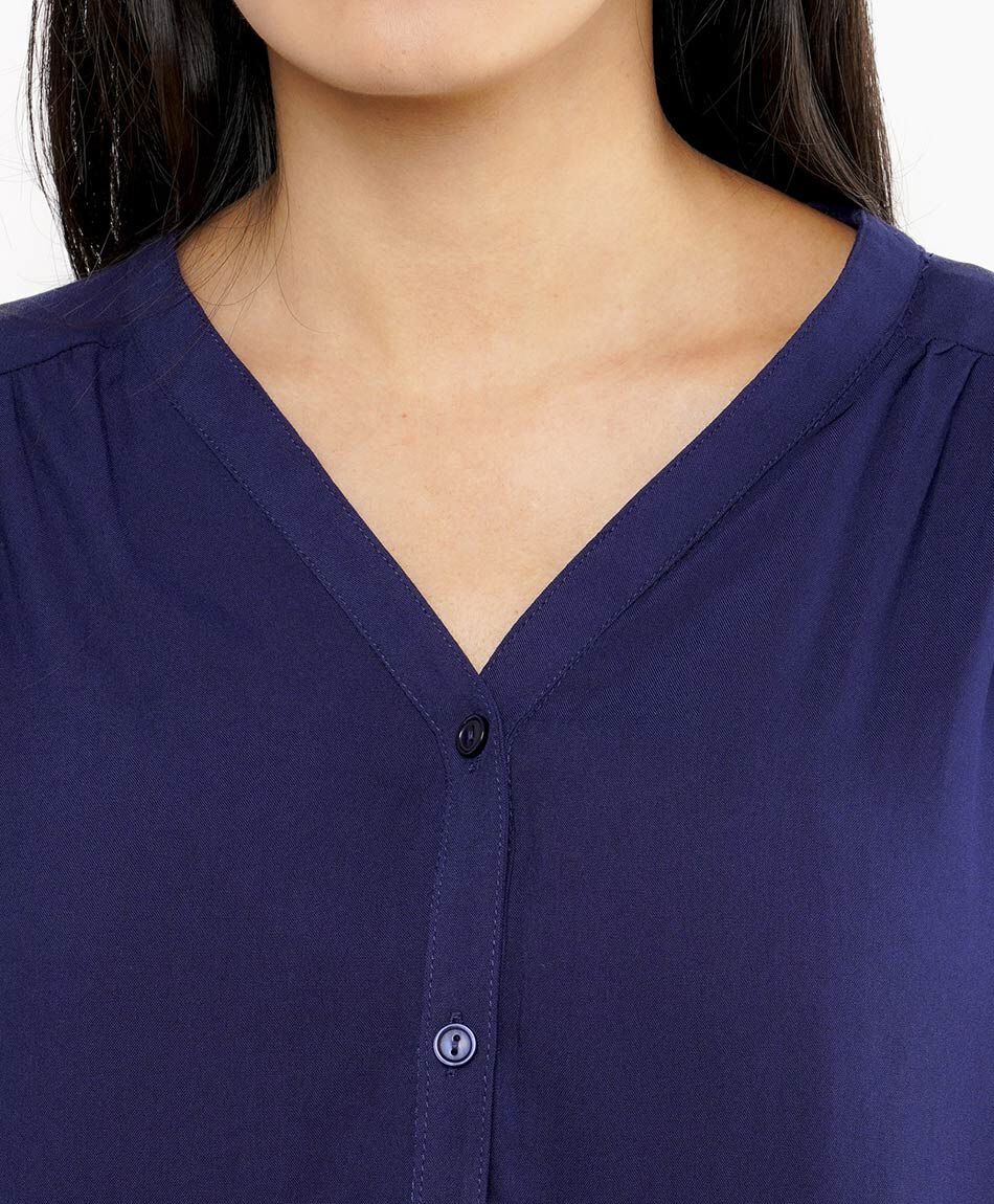 Blusa mujer mangas abullonadas