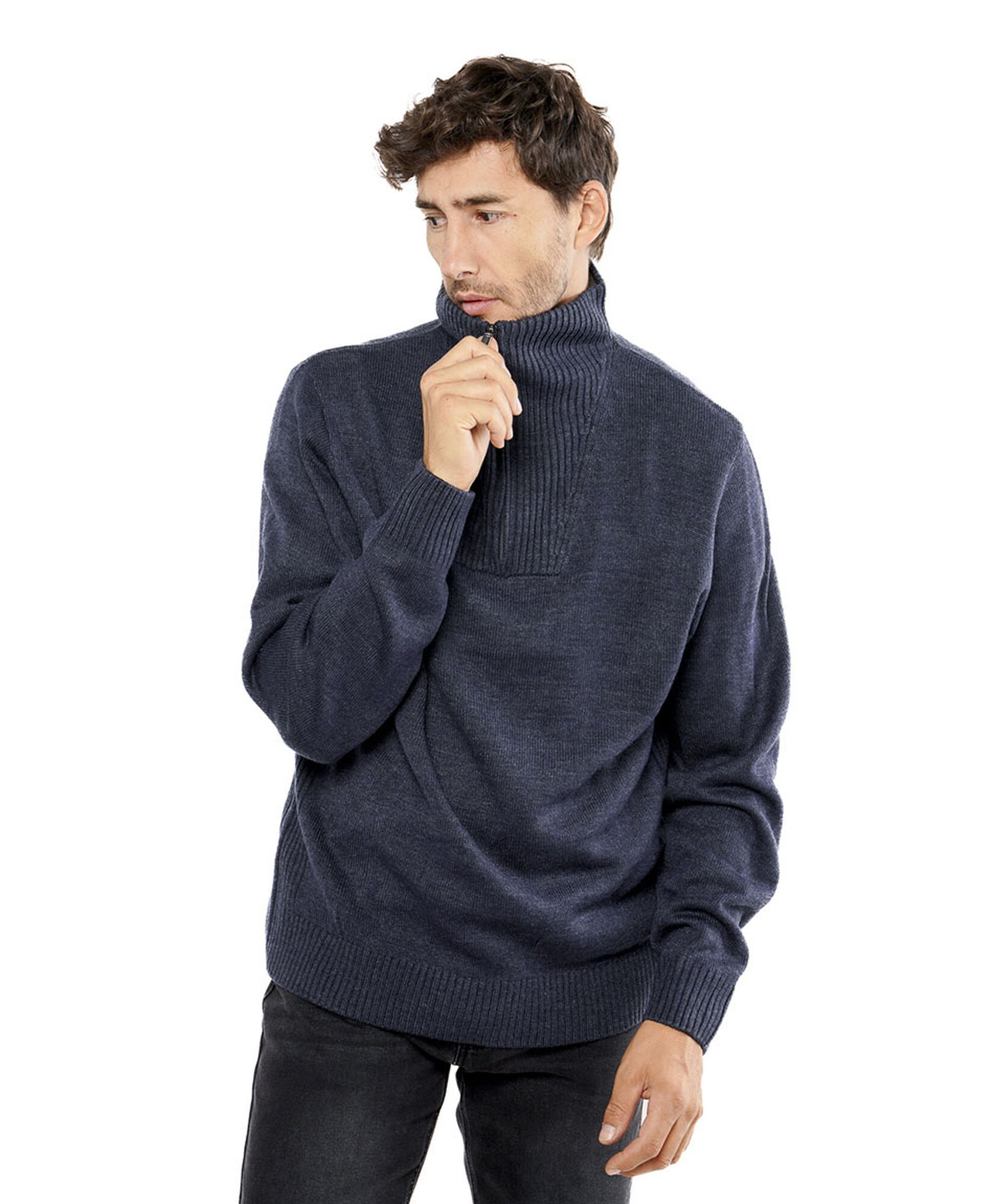 Sweater hombre medio cierre Sweater hombre medio cierre