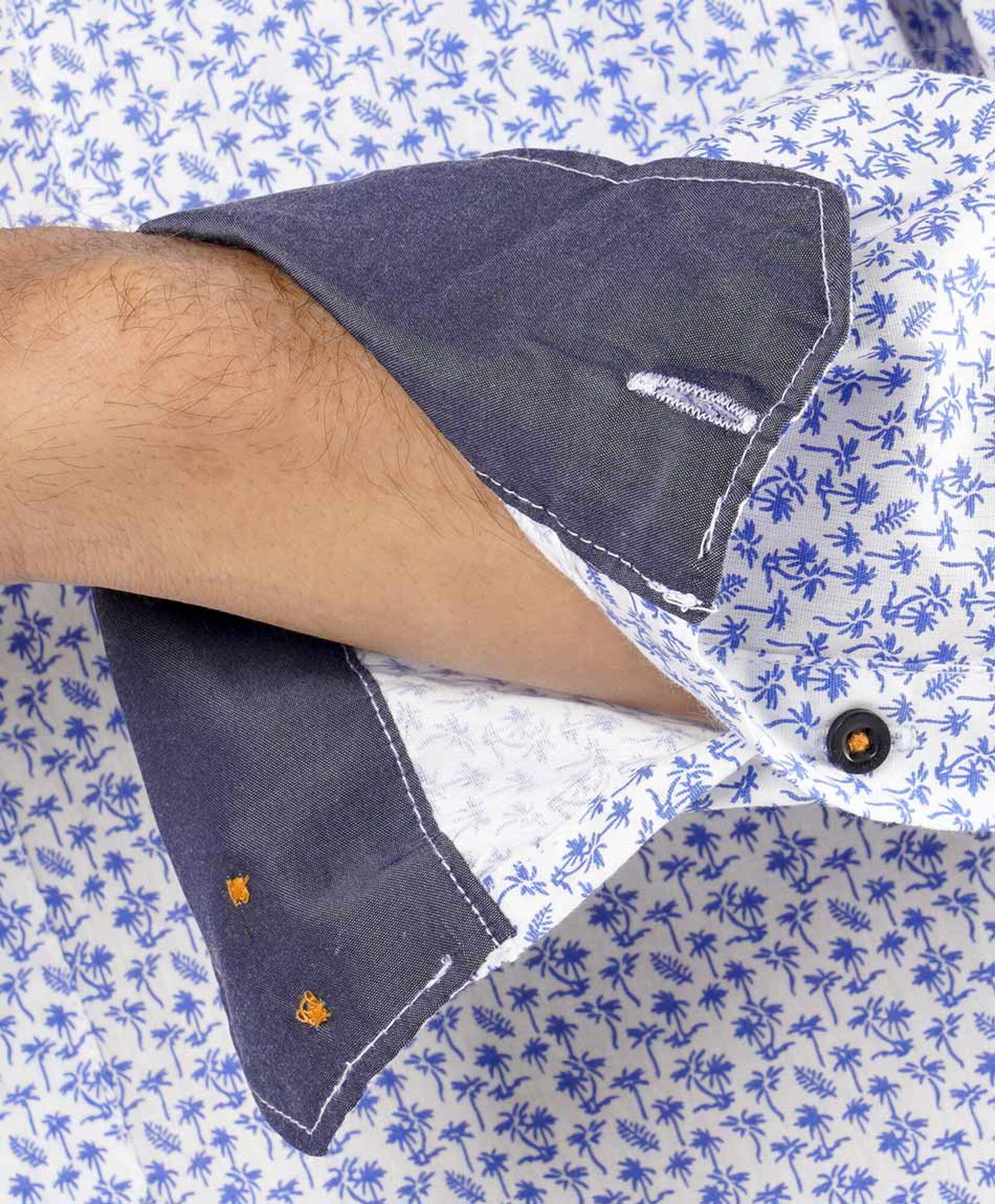 Camisa hombre mini palmeras Camisa hombre mini palmeras