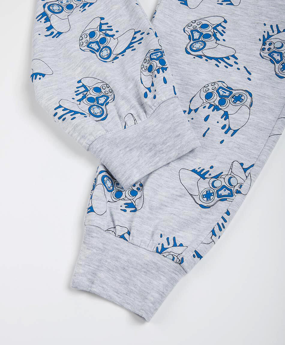 Pijama ni&ntilde;o print gamer
