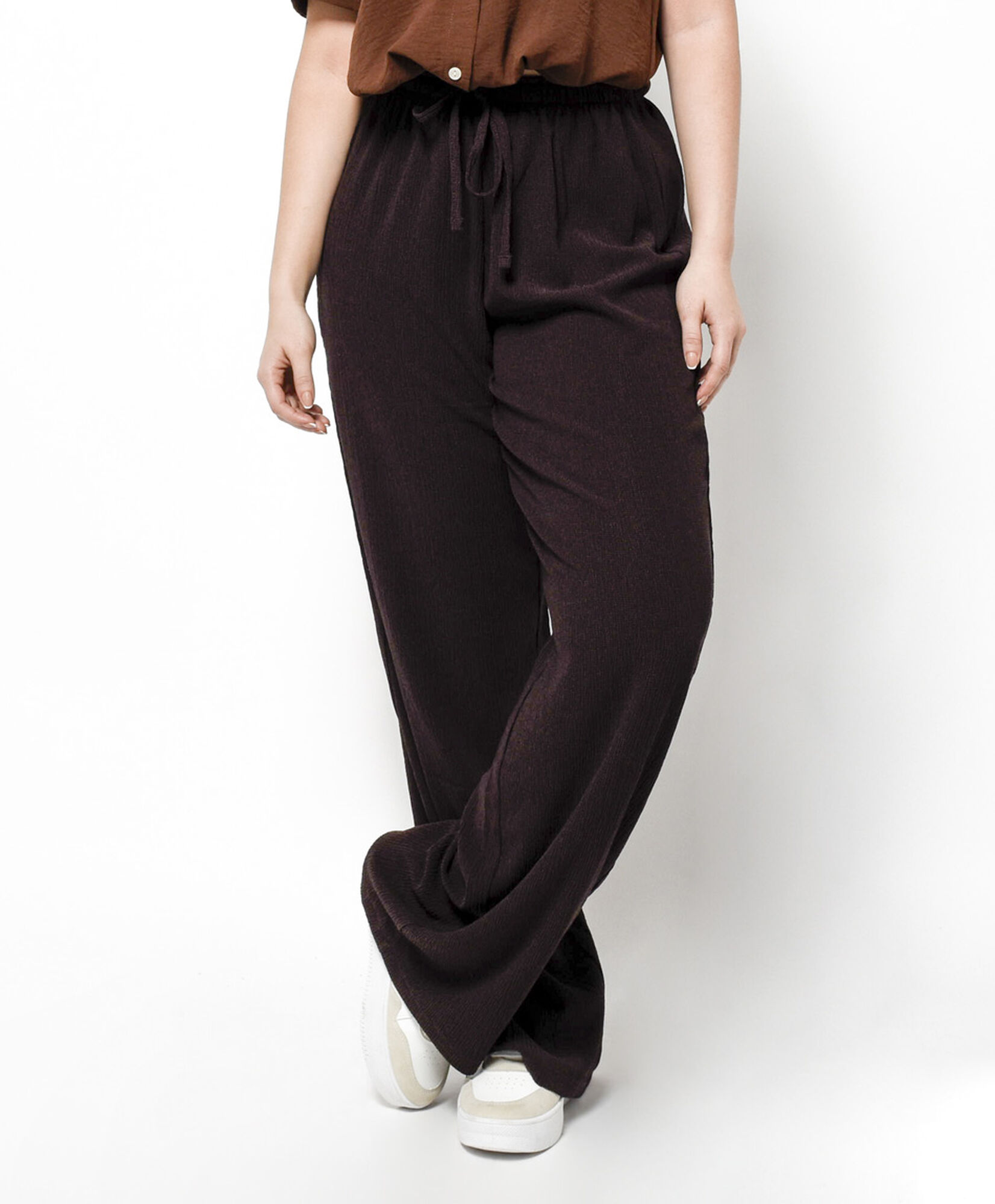 Pantalón mujer lazo wide Pantalón mujer lazo wide