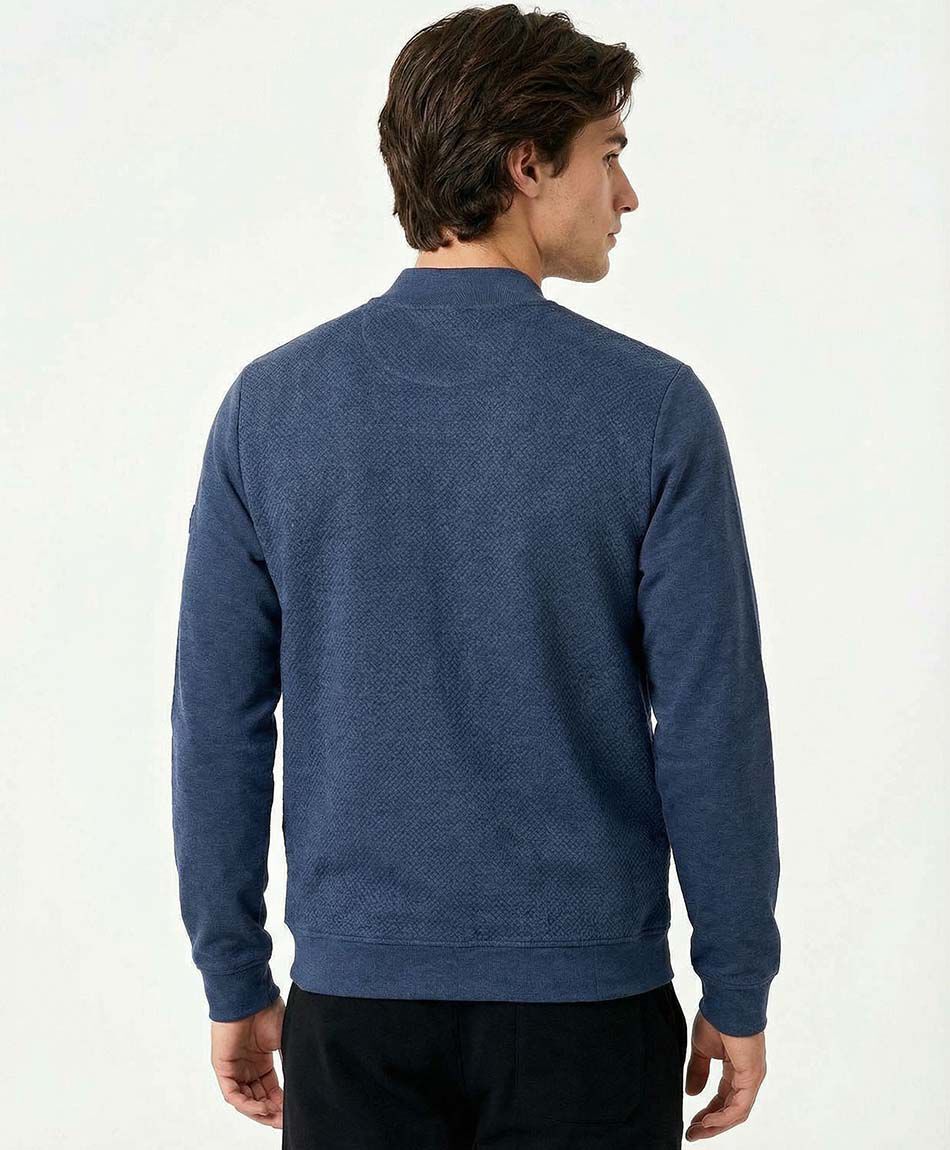 Chaqueta hombre bomber azul