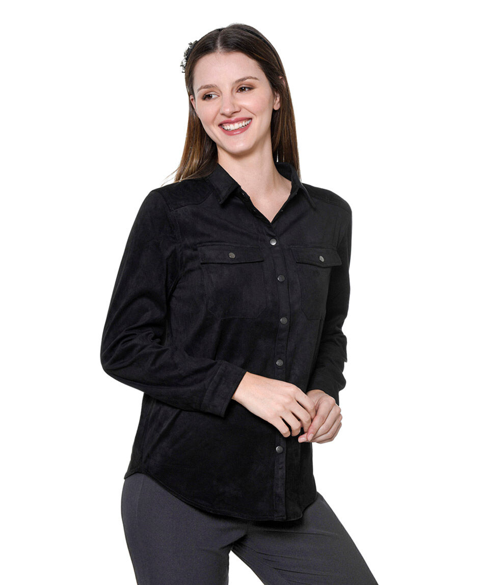 Chaqueta agamuzada