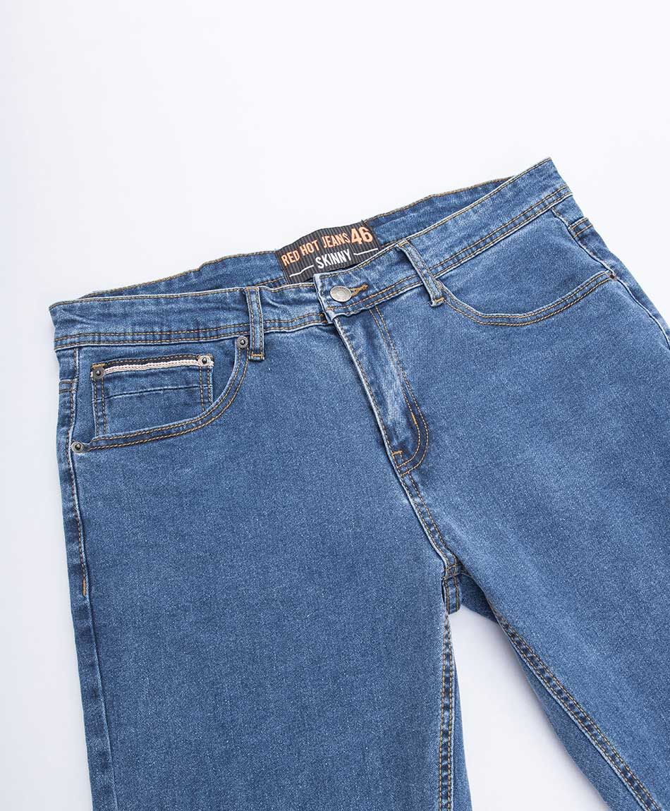Jeans hombre azul skinny