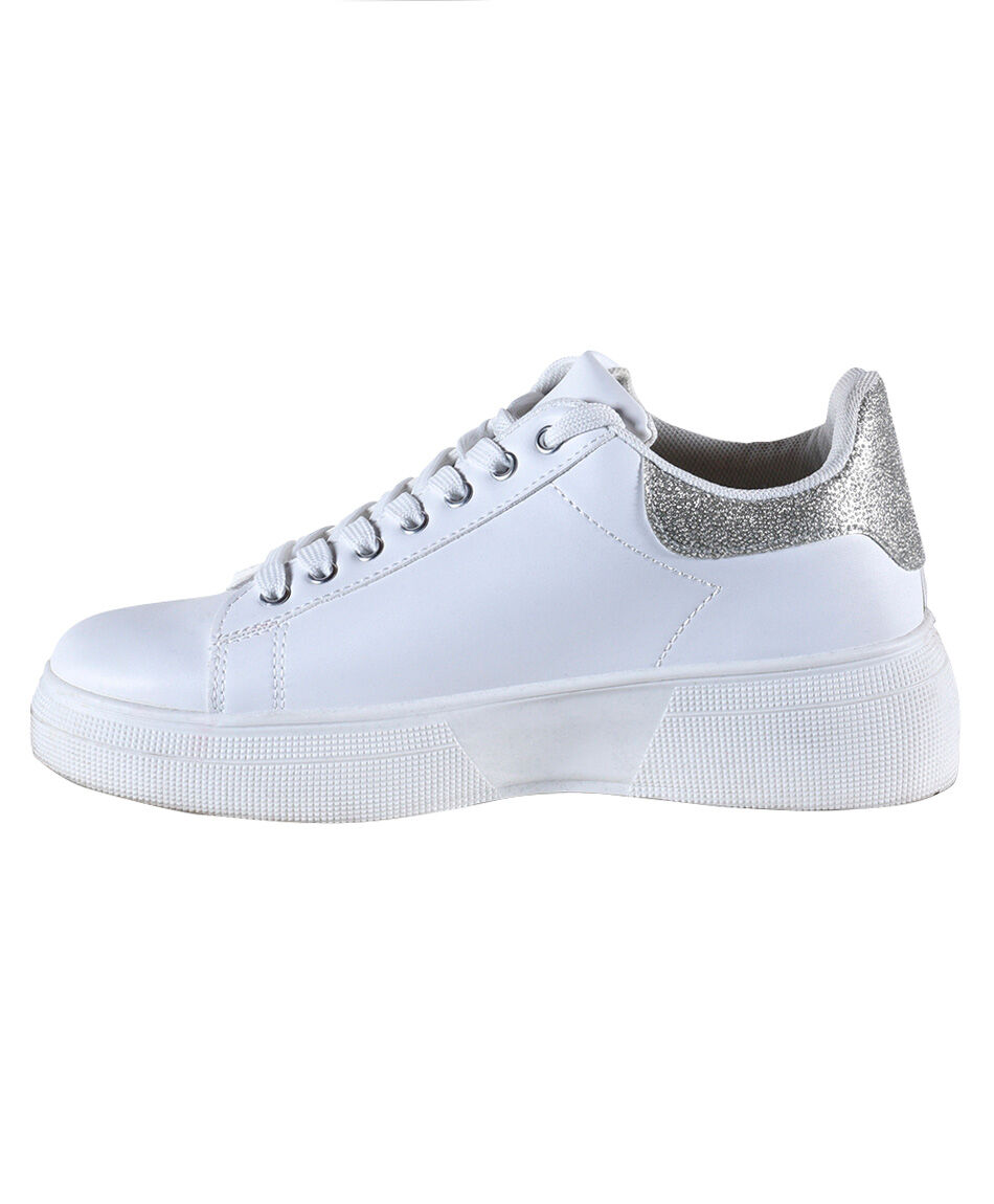 Zapatilla plataforma glitter