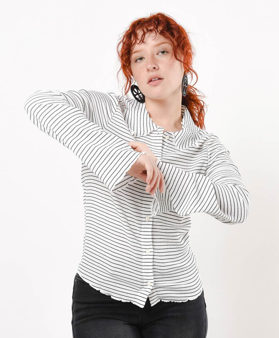 Blusa mujer rayada