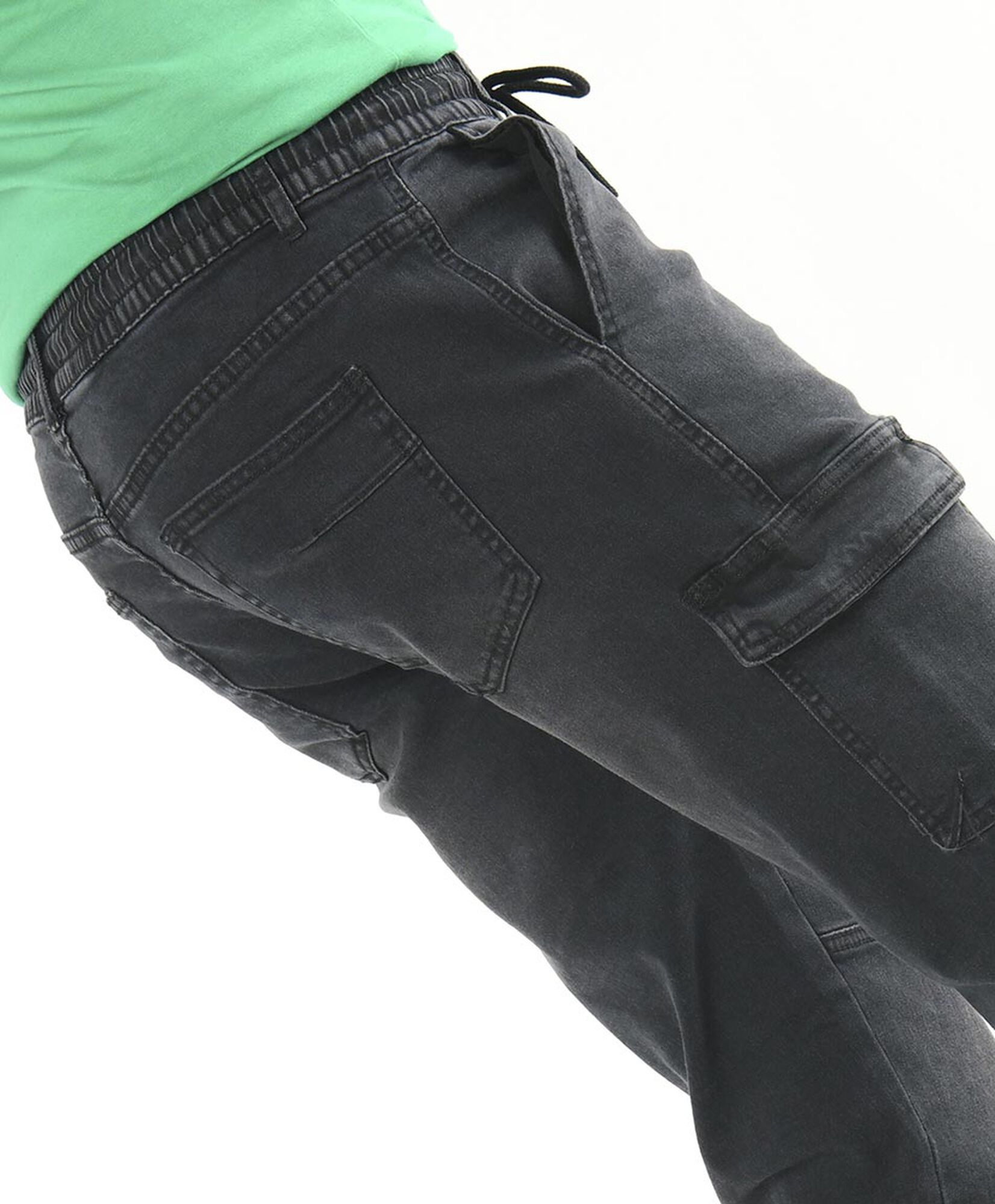 Jeans hombre jogger gris oscuro Jeans hombre jogger gris oscuro