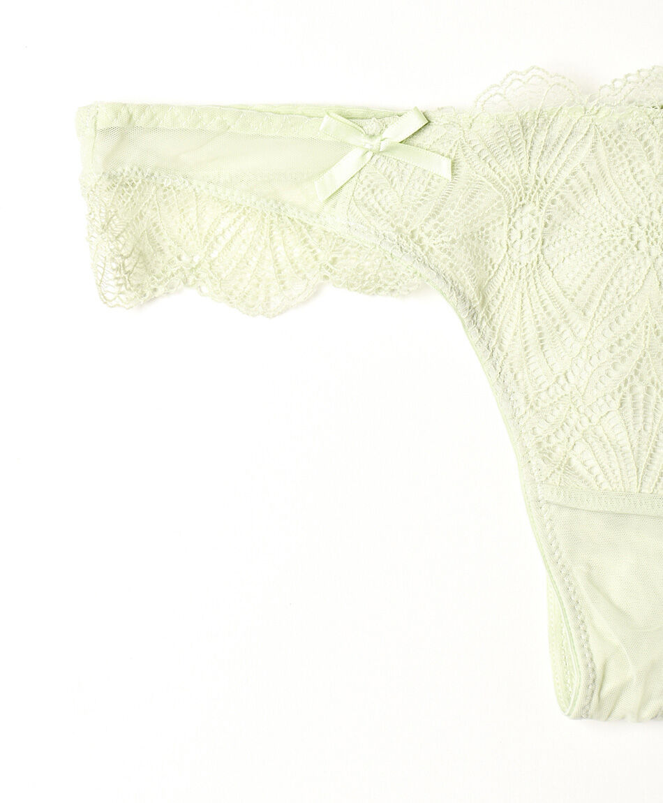 Culotte mujer encaje lirio flower