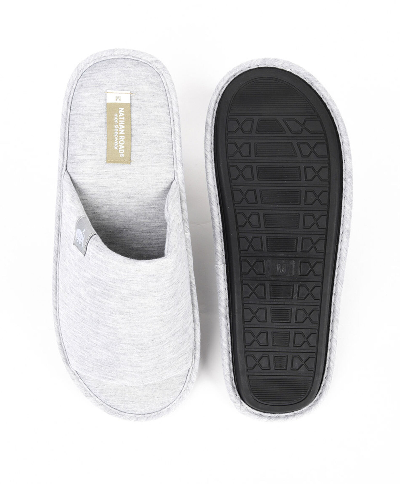 Pantufla hombre abierta gris Pantufla hombre abierta gris