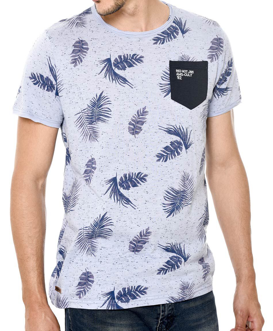 Polera fashion hojas