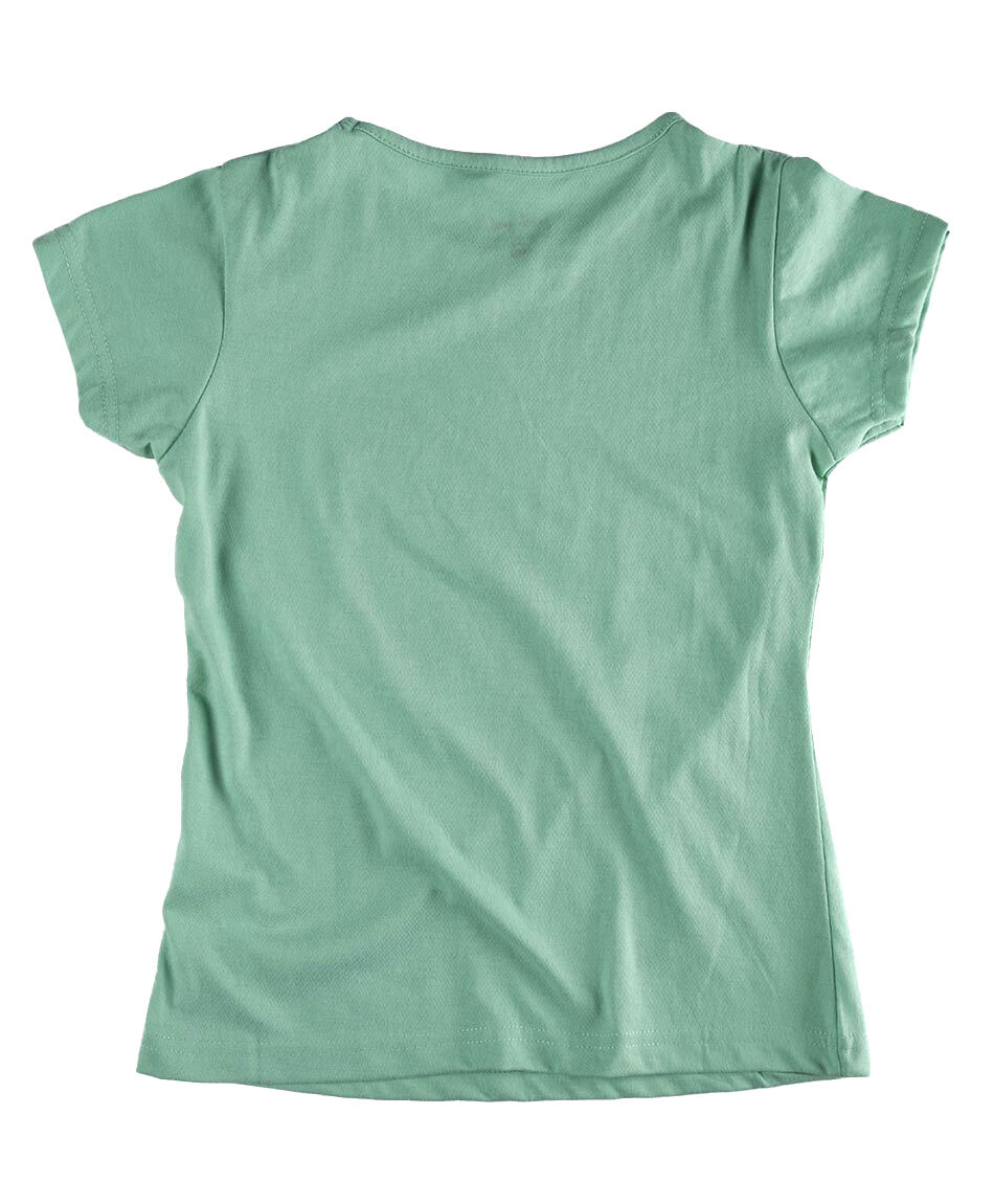 Polera manga corta cuello redondo