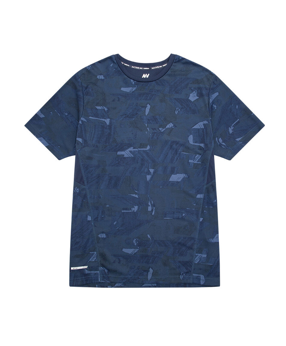 Polera deportiva hombre space blue