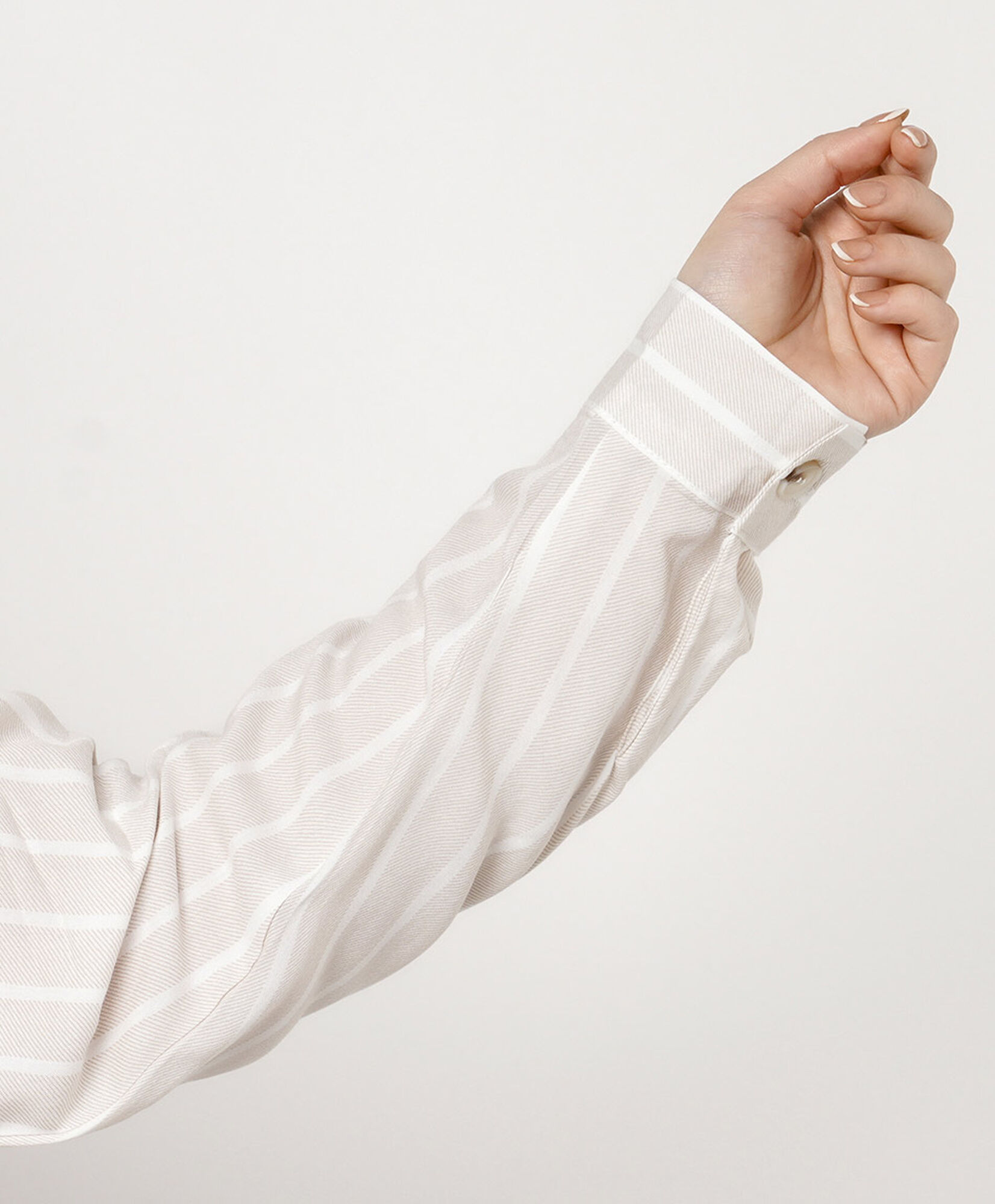 Blusa mujer líneas beige Blusa mujer líneas beige
