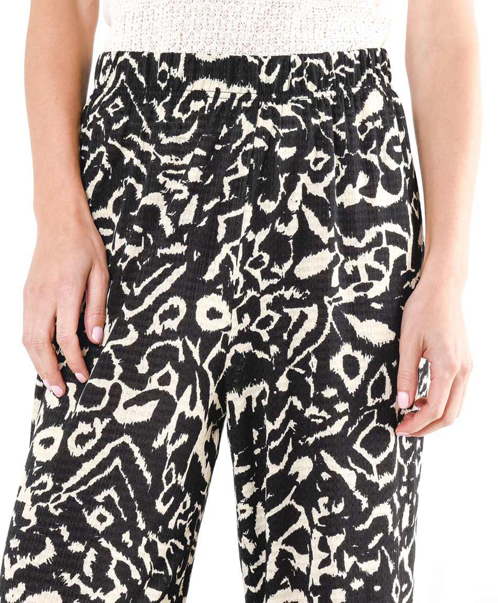 Pantalón mujer print texturizado Pantalón mujer print texturizado