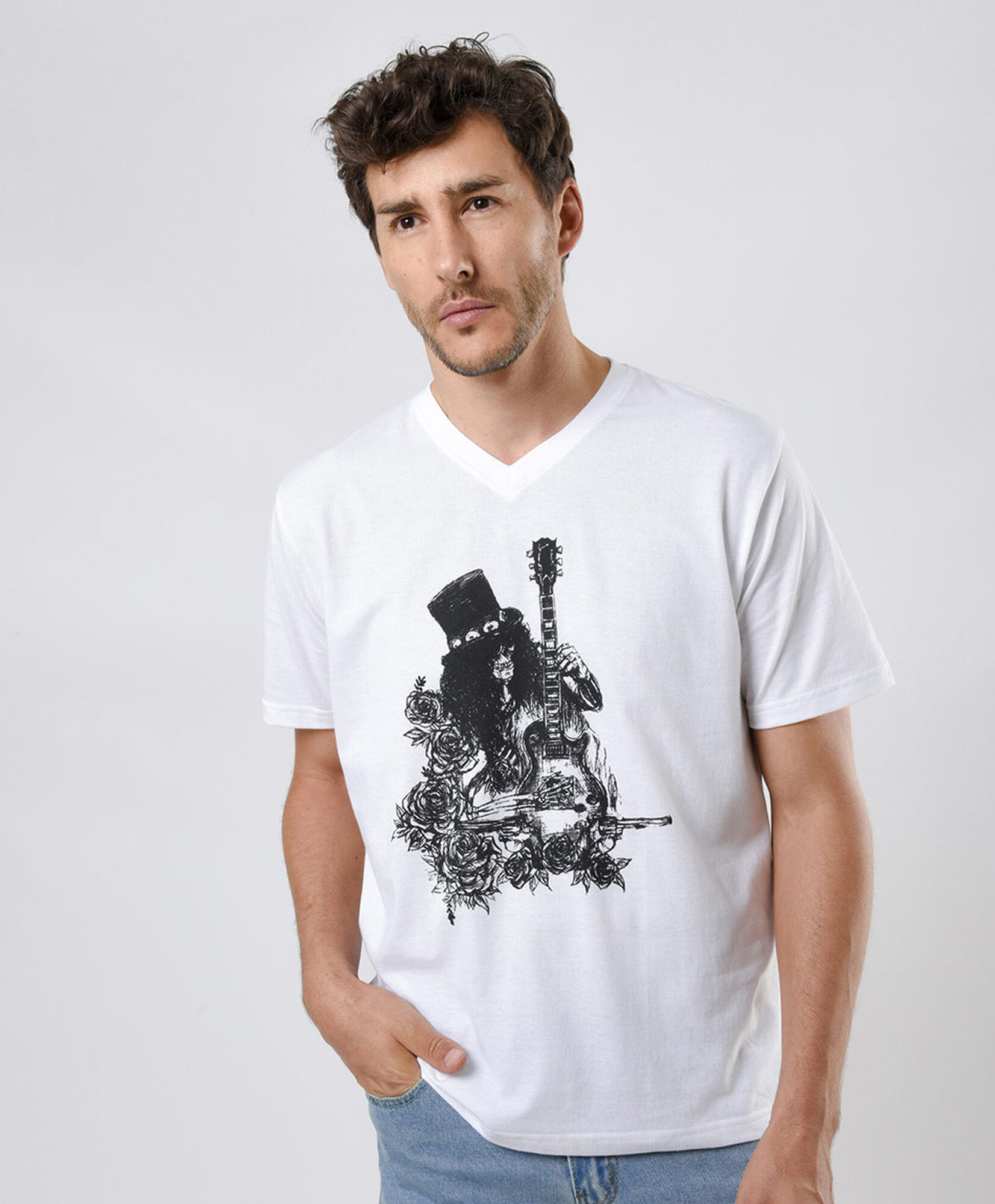 Polera hombre guitarrista Polera hombre guitarrista