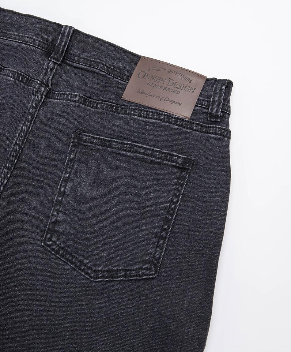 Short hombre denim negro algod&oacute;n