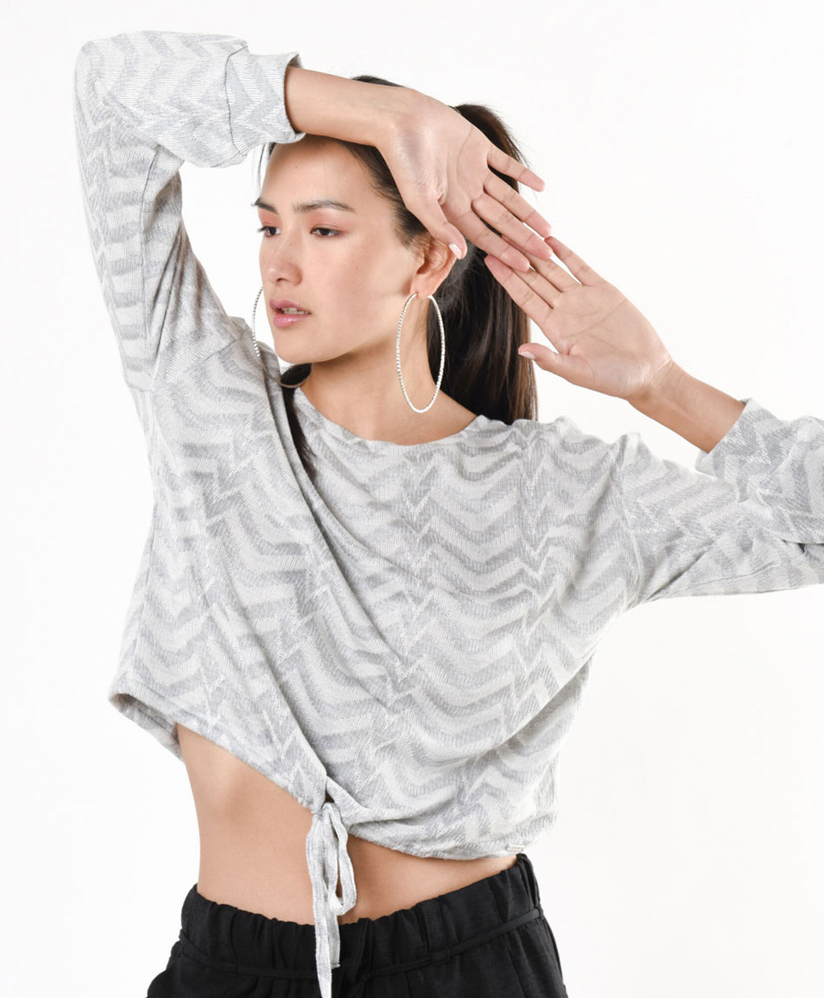 Tejido mujer zigzag lazo Tejido mujer zigzag lazo