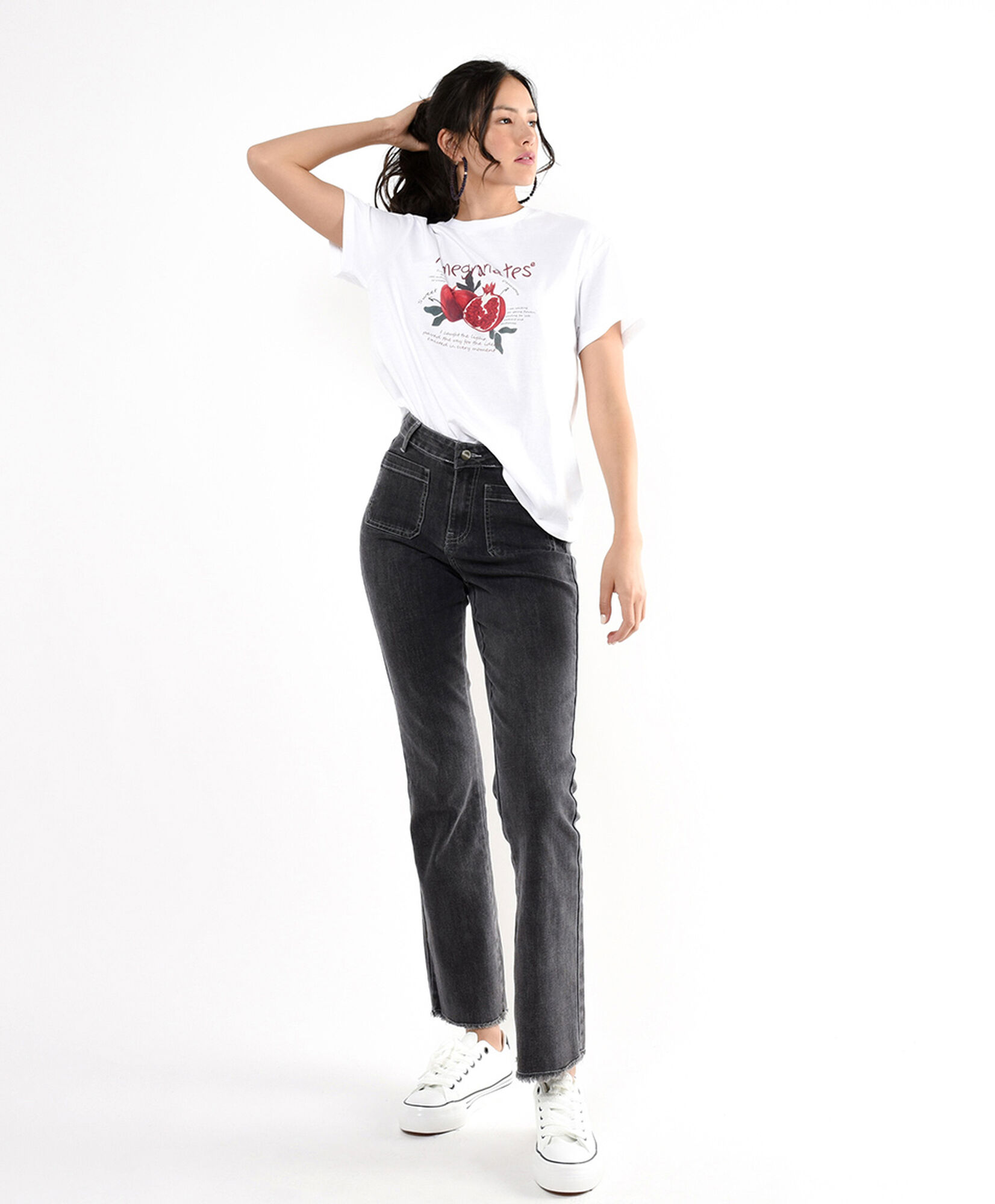 Jeans mujer bolsillos cuadrados Jeans mujer bolsillos cuadrados