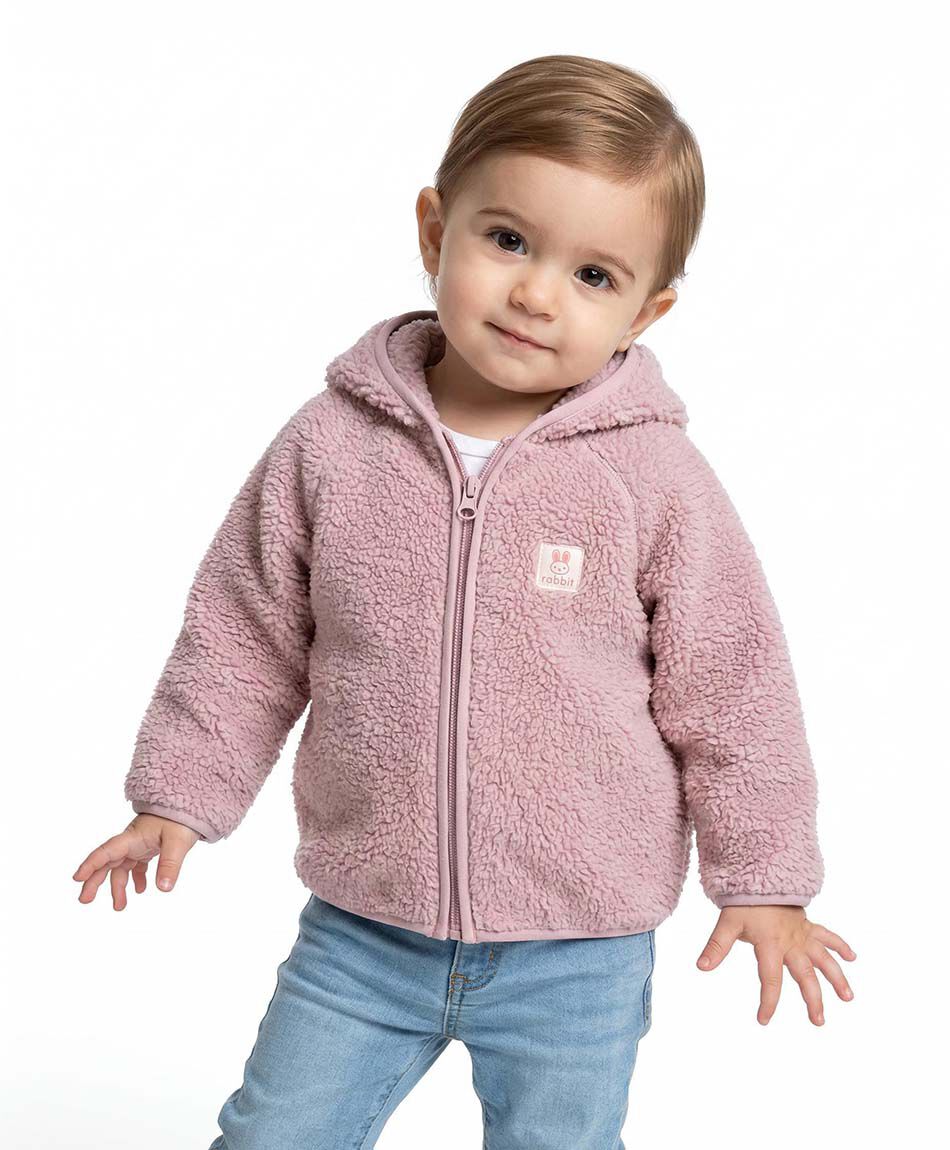 Poler&oacute;n beb&eacute; chiporro rosa