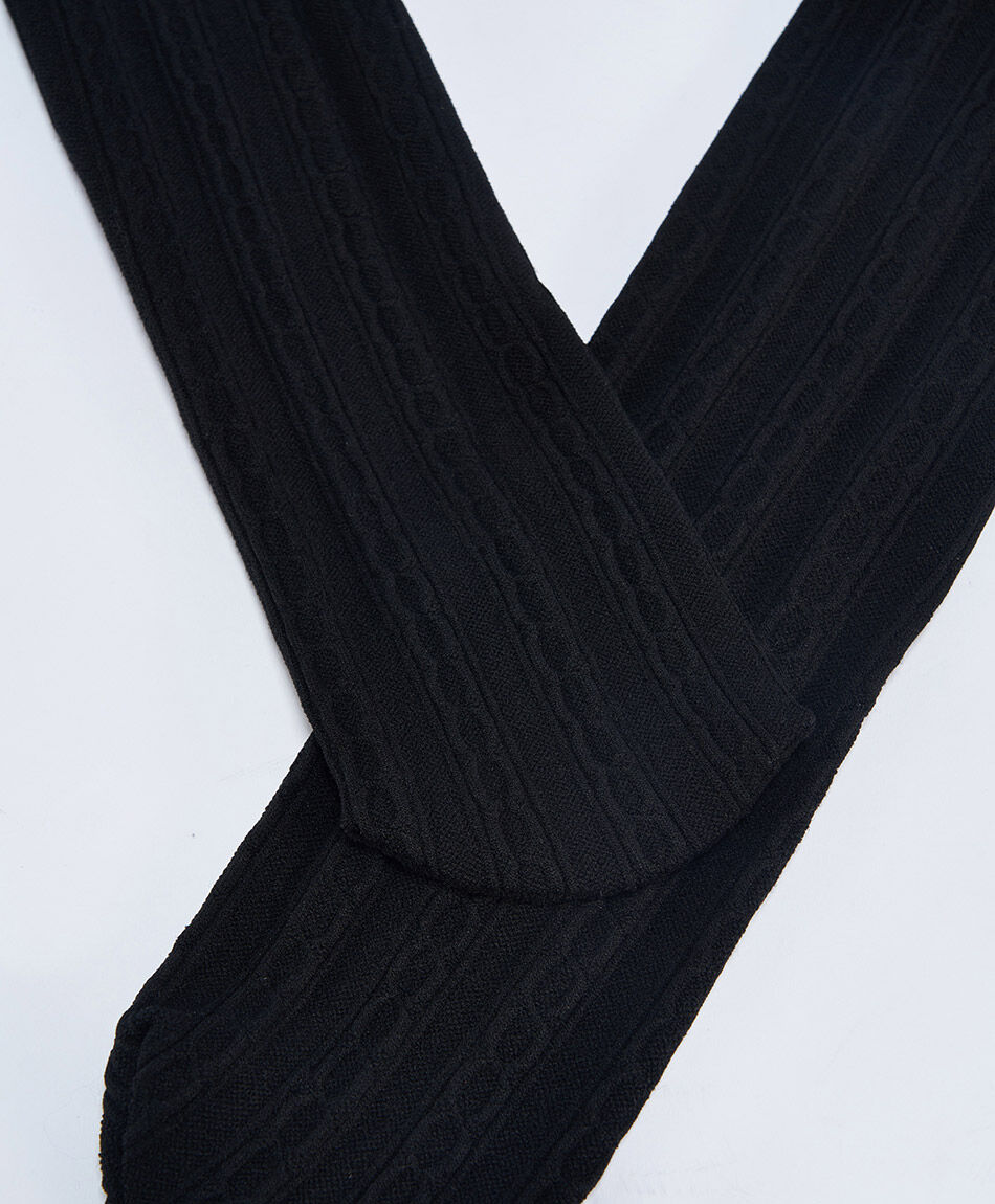 Panty mujer jacquard textura mix