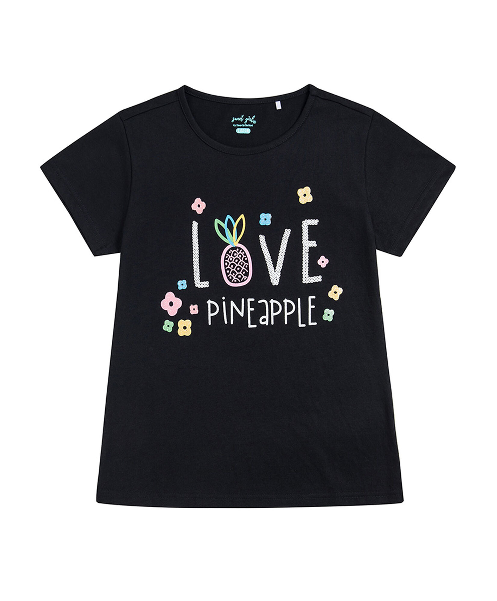 Polera niña piña Polera niña piña