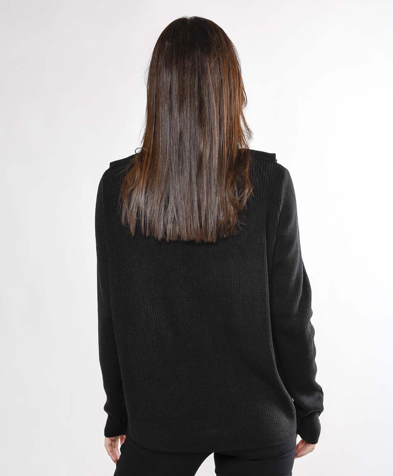 Sweater mujer canalé vuelos Sweater mujer canalé vuelos