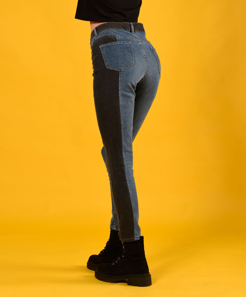 Jeans tiro alto skinny fit