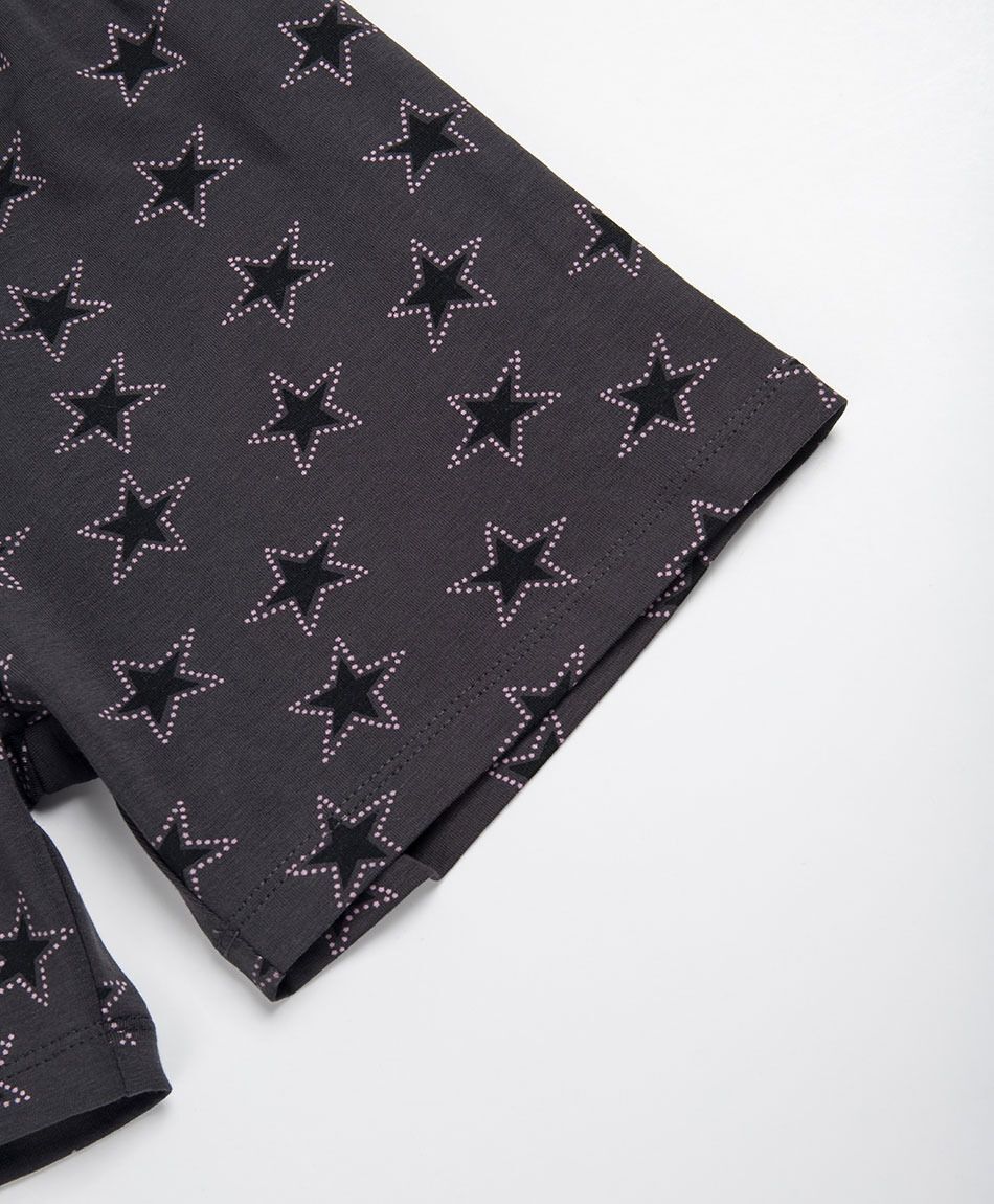 Short ni&ntilde;a biker estrellas