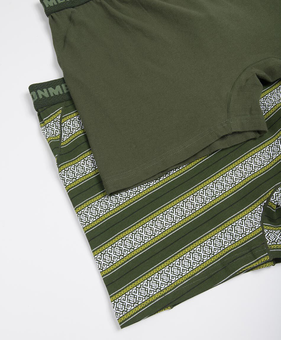 Pack 2 boxer hombre verdes