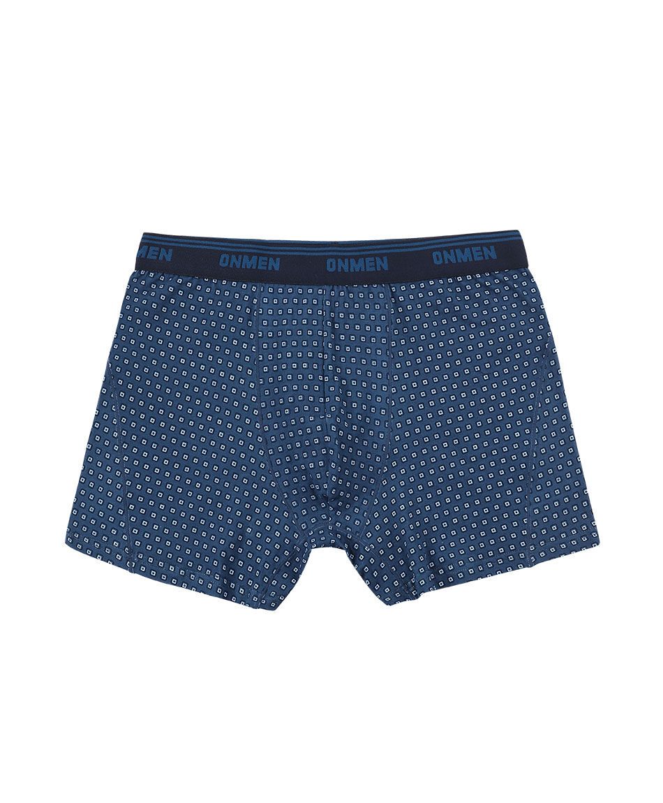 Pack 2 boxer hombre dise&ntilde;o estampado navy