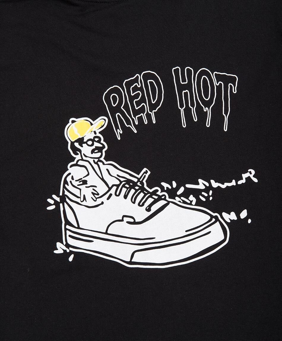 Polera hombre estampado zapato red hot