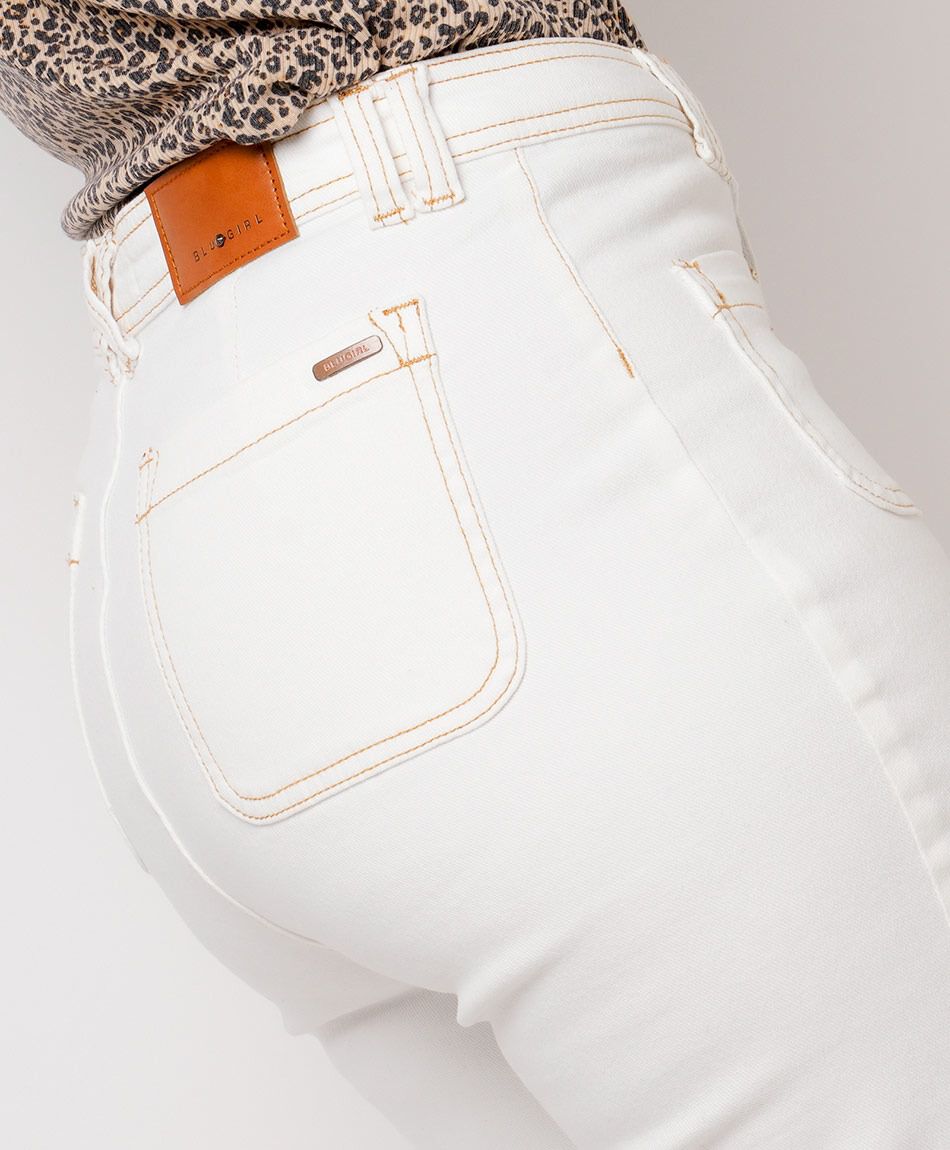 Jeans mujer bolsillo cuadrado wide