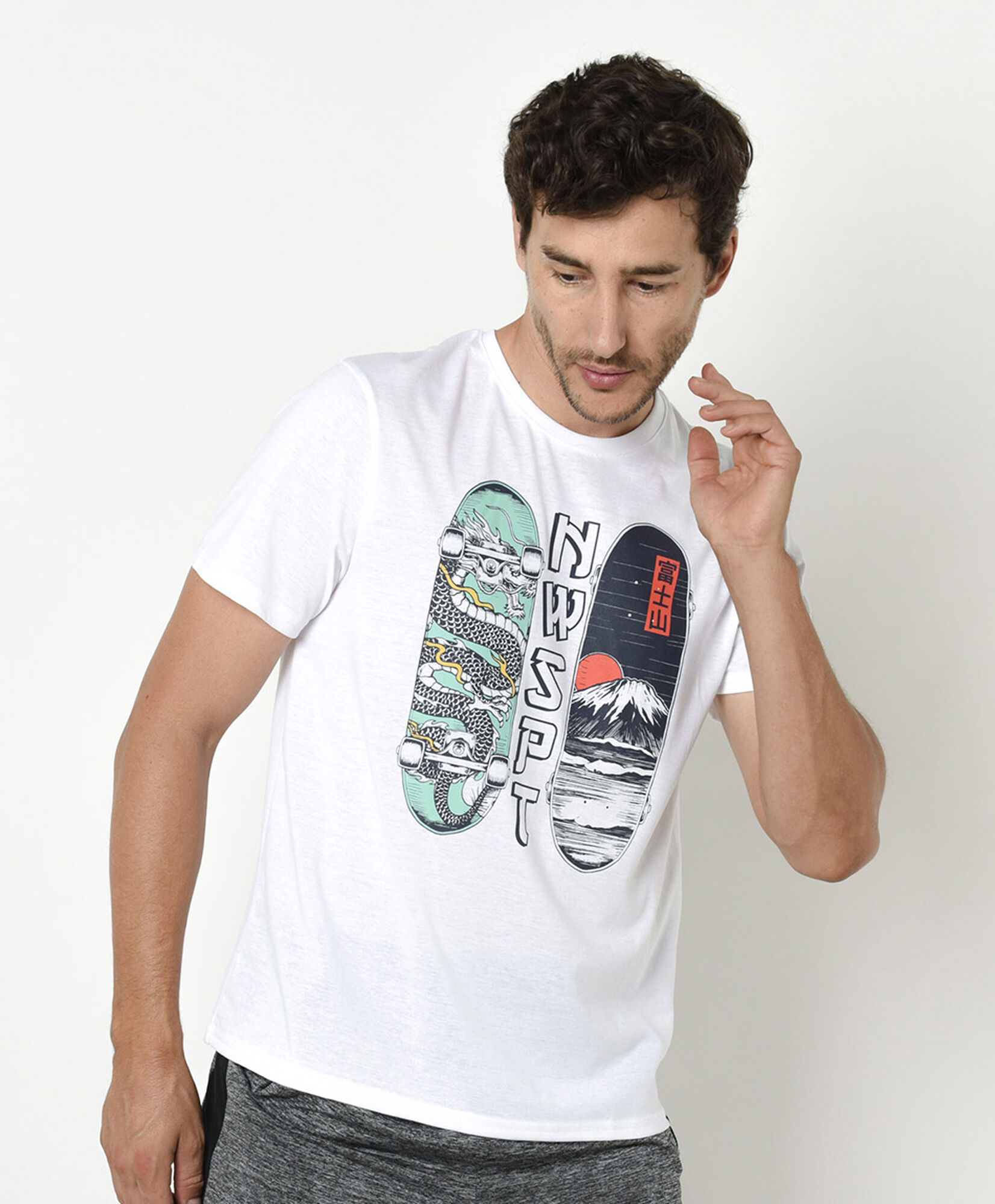 Polera deportiva hombre sktate Polera deportiva hombre sktate