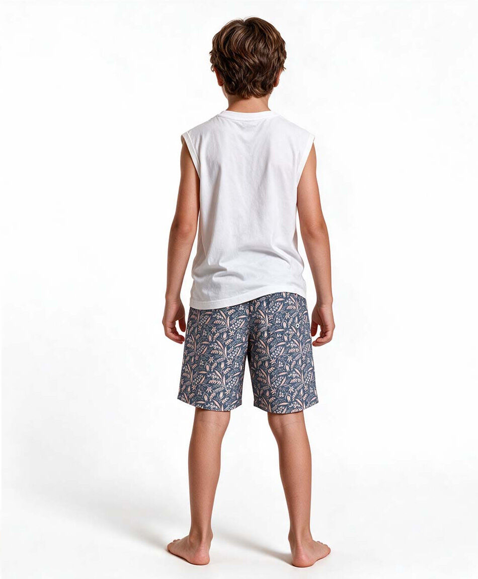 Traje de ba&ntilde;o ni&ntilde;o floreado