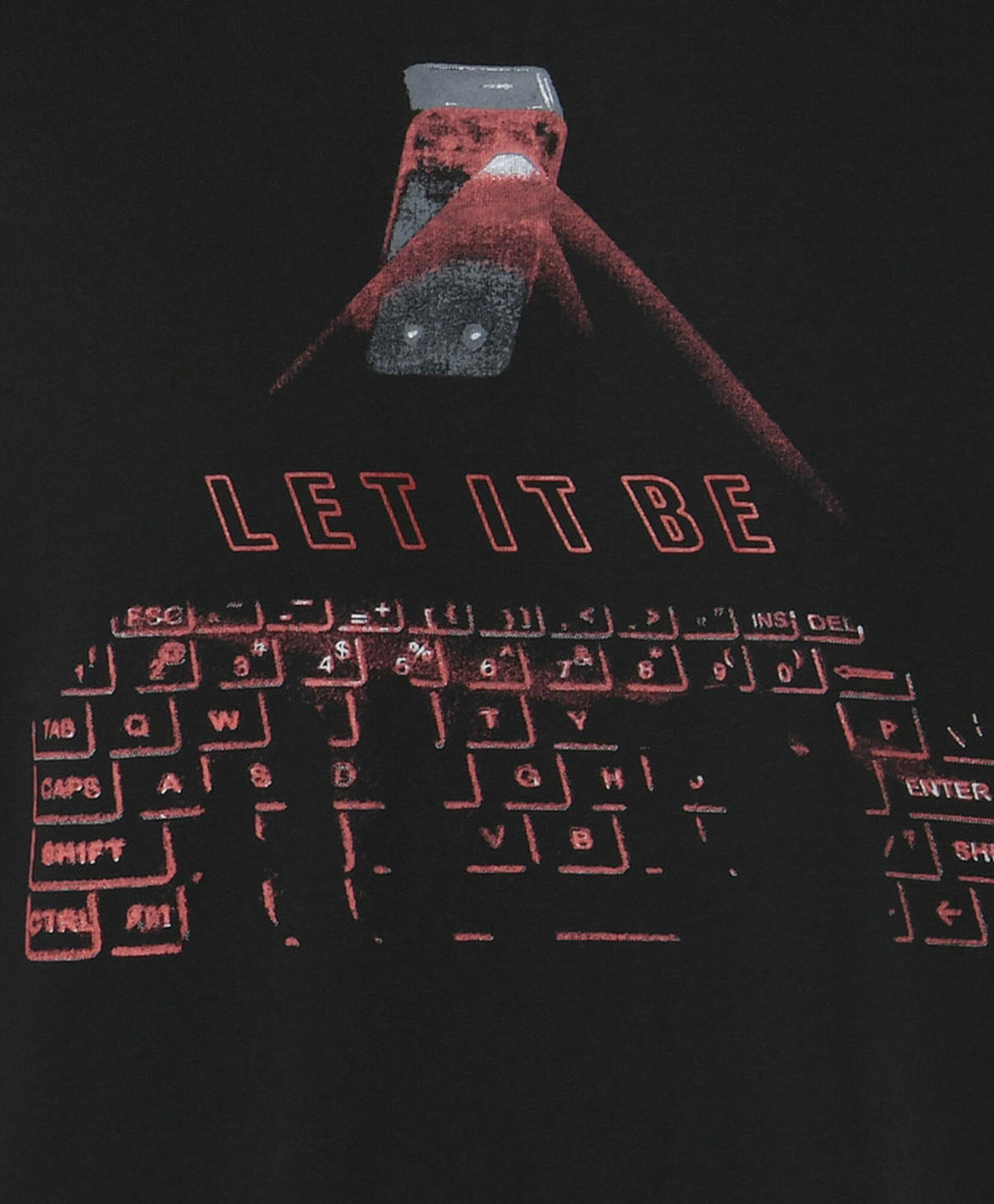 Polera hombre teclado Polera hombre teclado