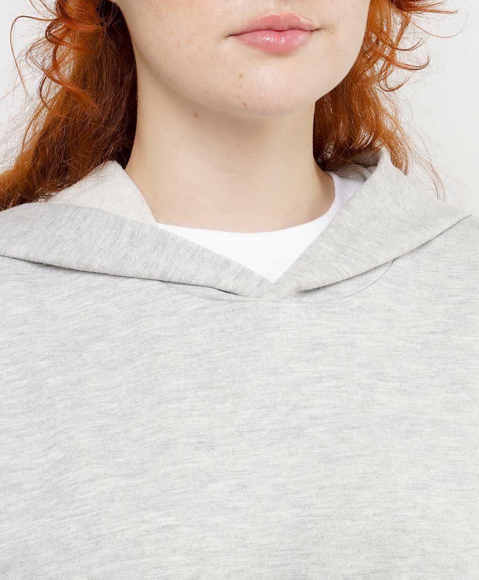 Poler&oacute;n mujer b&aacute;sico gris