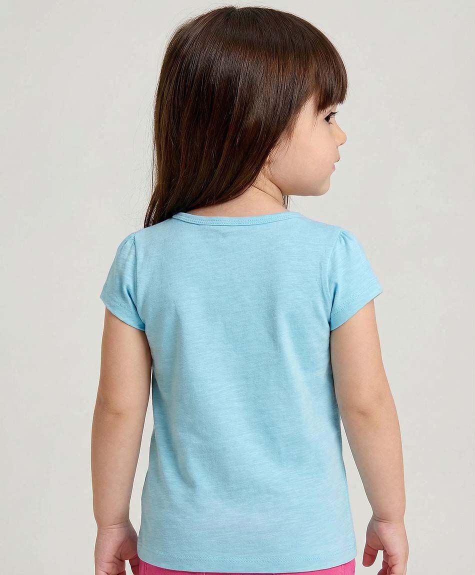 Polera beb&eacute; b&aacute;sica celeste