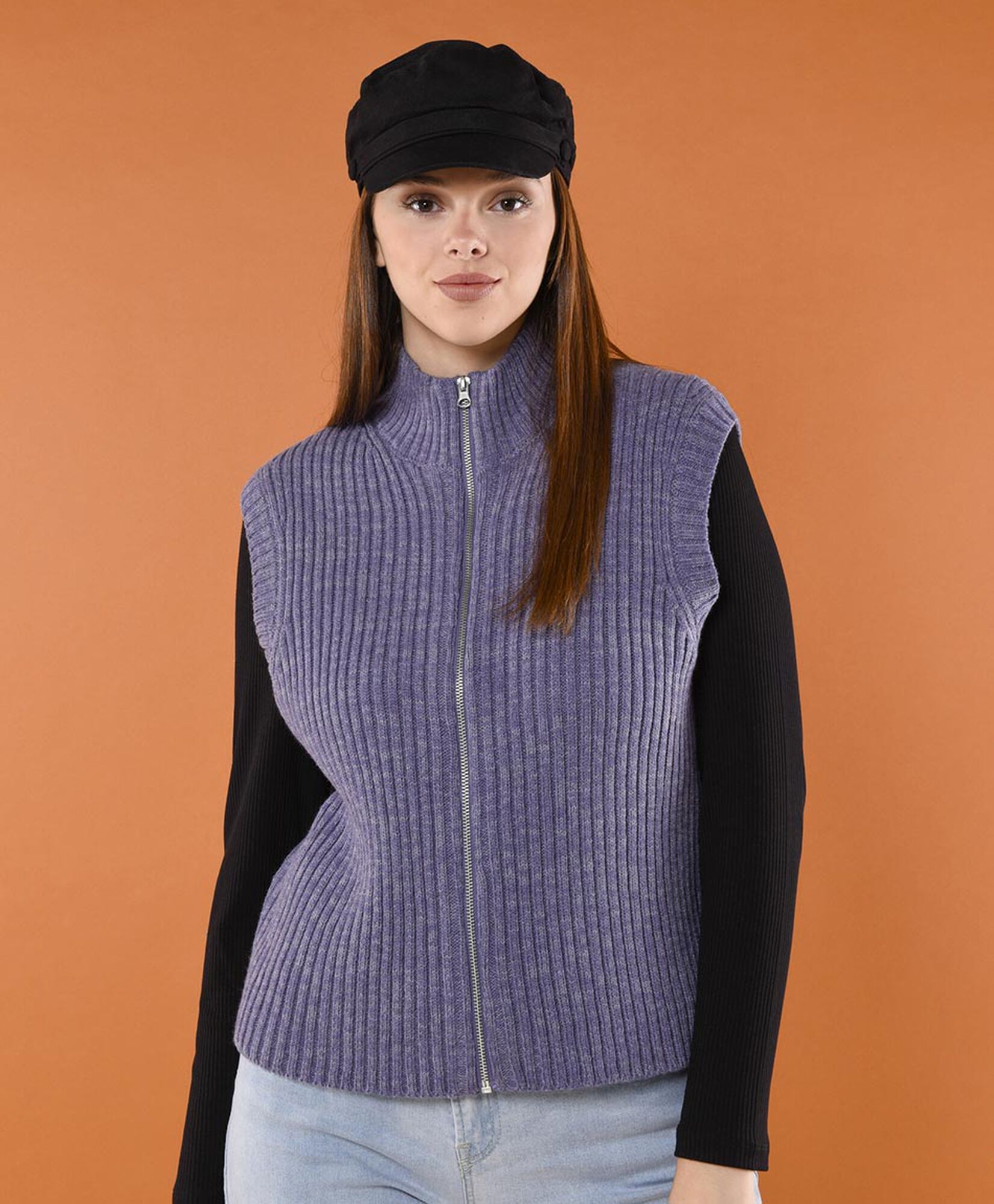 Cardigan mujer sin mangas Cardigan mujer sin mangas