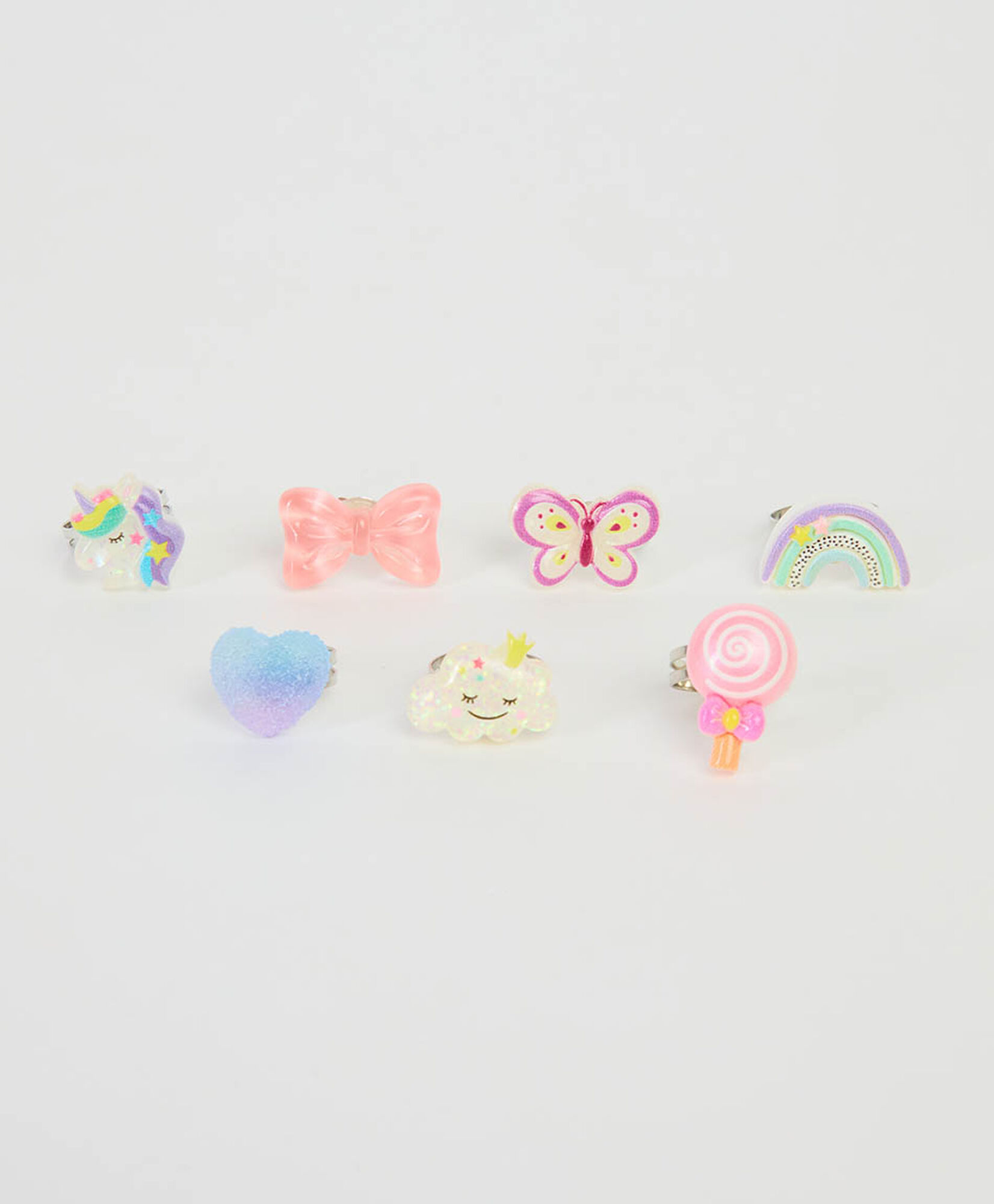 Set 7 anillos infantiles fantasía Set 7 anillos infantiles fantasía
