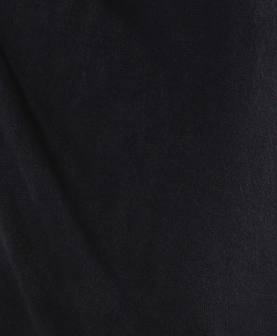 Sweater mujer liso negro