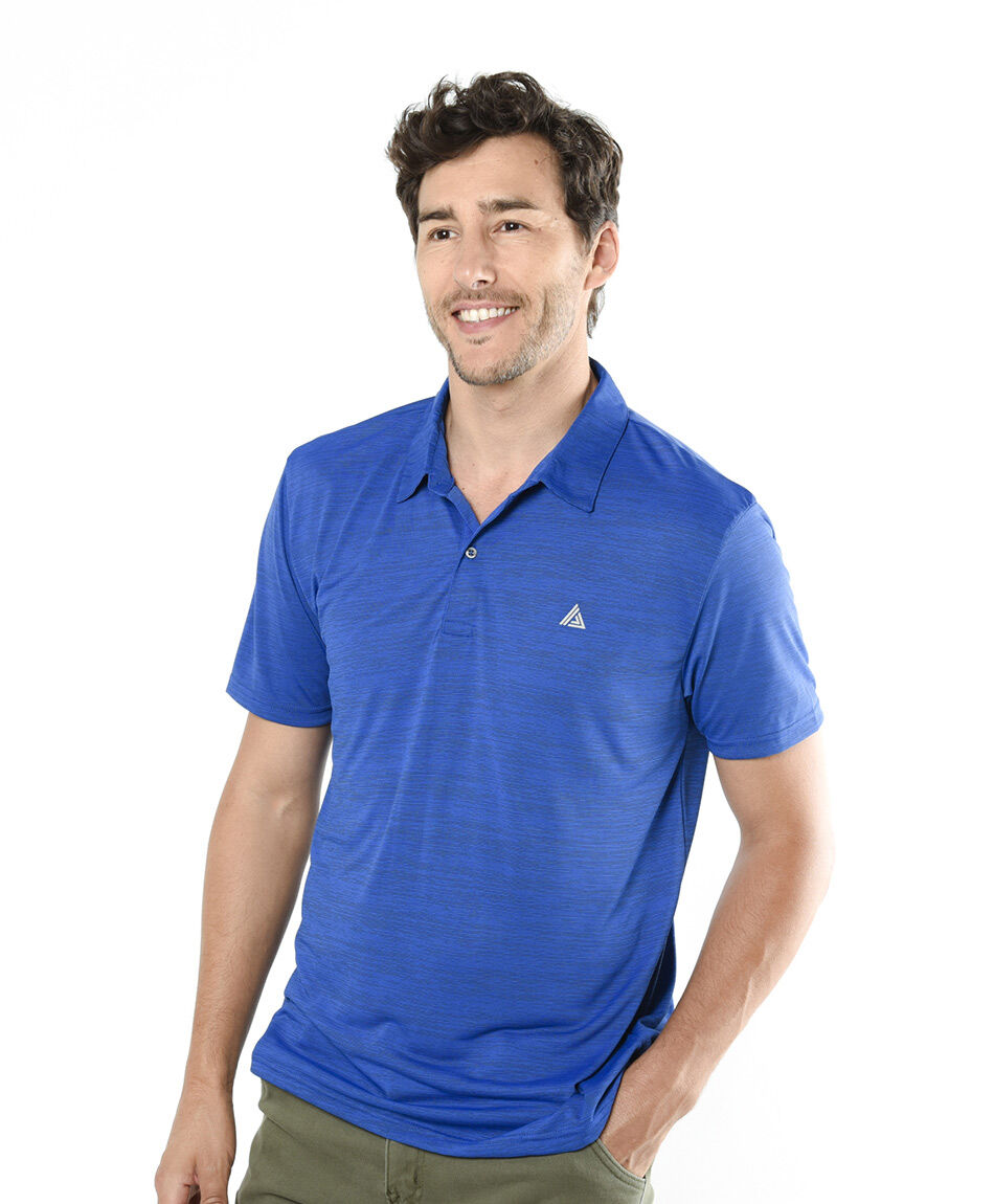 Polera hombre botones cuello piqu&eacute;