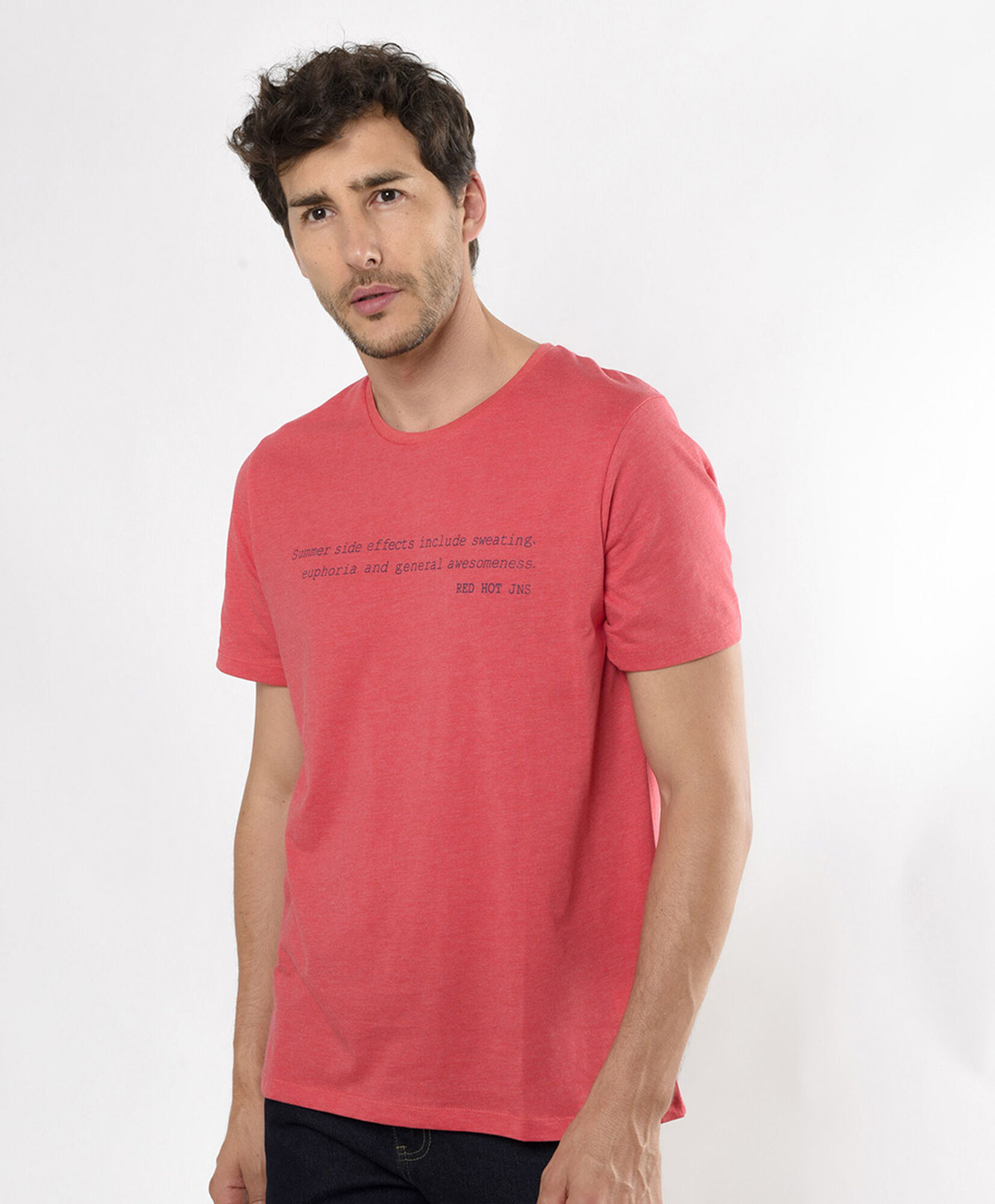 Polera hombre estampado frase Polera hombre estampado frase