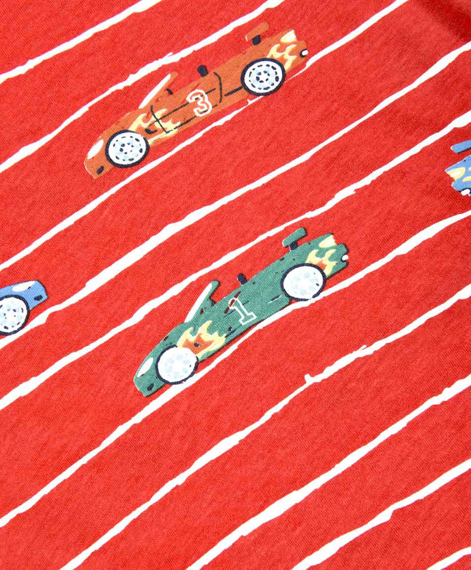 Polera bebé líneas autos Polera bebé líneas autos