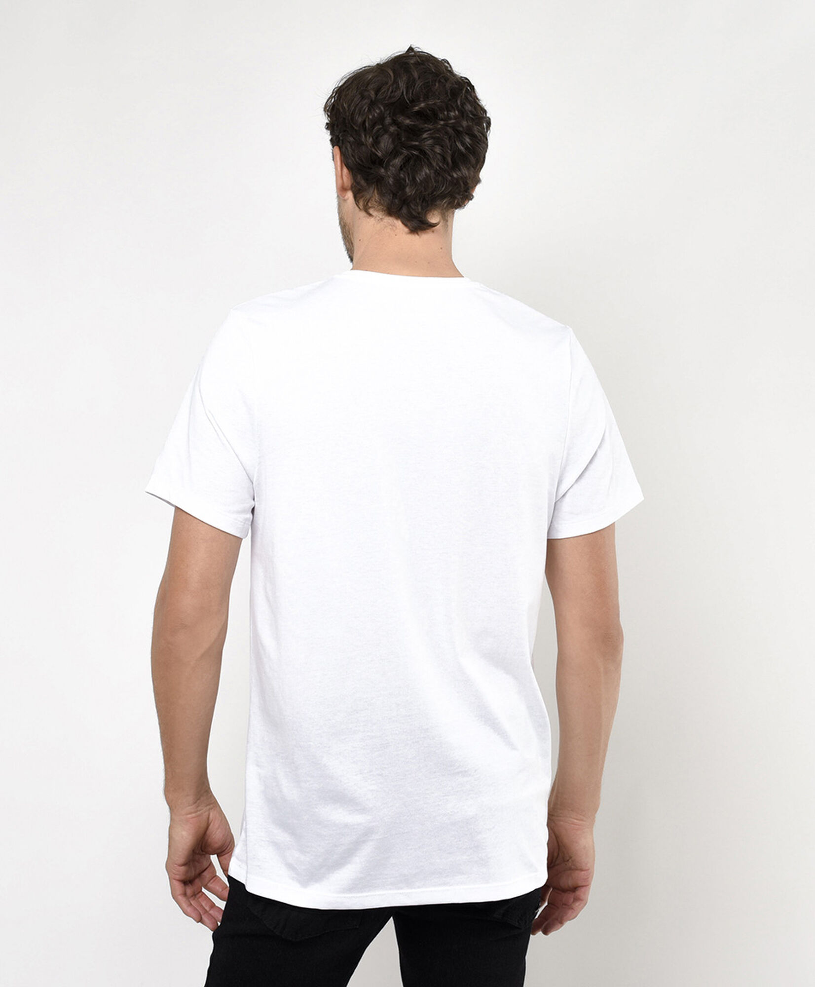 Polera hombre básica cuello v Polera hombre básica cuello v