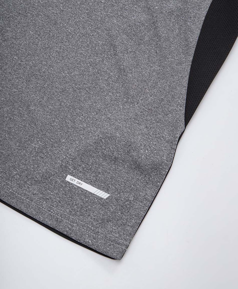 Polera deportiva hombre melange degrad&eacute;