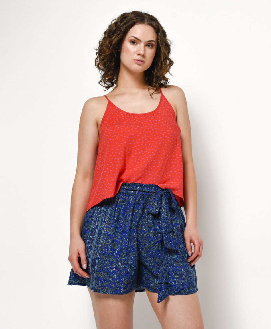 Short mujer estampado lazo