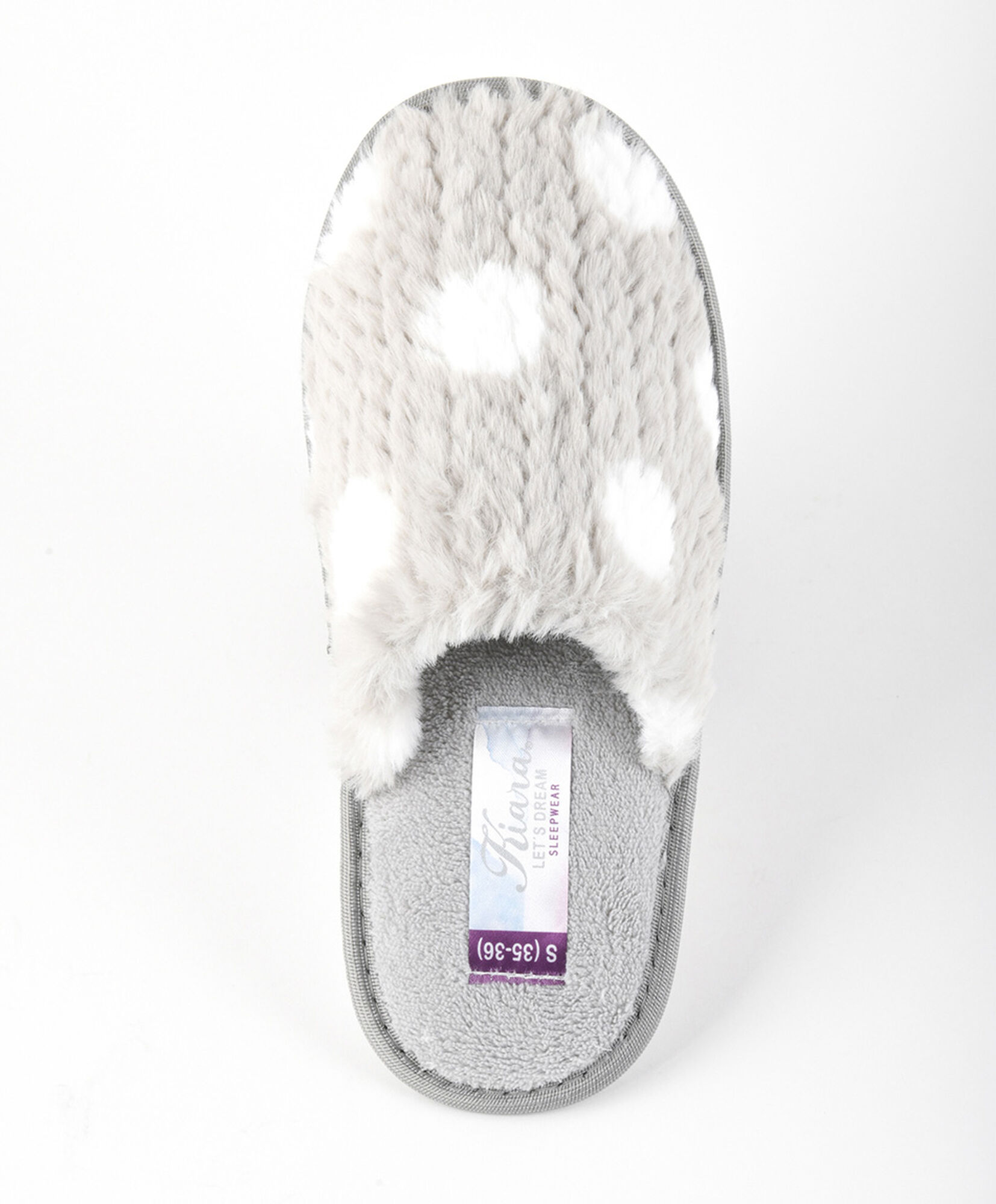 Pantufla mujer puntitos Pantufla mujer puntitos