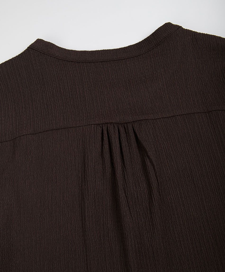 Polera mujer botones dorados