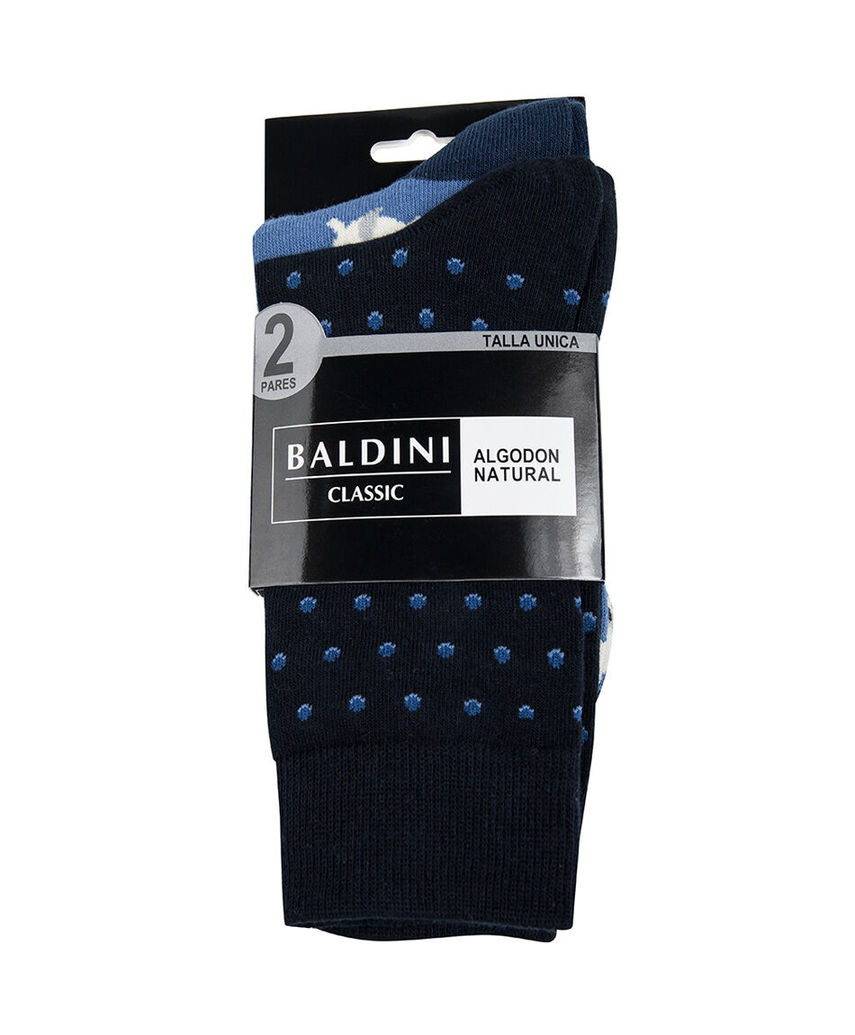 Pack 2 calcetines hombre dise&ntilde;o foca